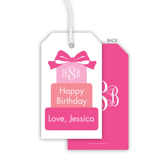 Tiered Cake Hanging Gift Tags